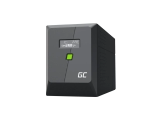 Green Cell UPSLP1050 Záložní zdroj UPS Greencell 1500VA 1050W PowerProof s LCD displejem, čistý sinus