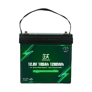 *Idealakku IB-12-100-MINI Baterie LiFePO4 12,8 V 100Ah 1280Wh | MINI | Smart BMS s Bluetooth | Idealakku.de | Kompaktní rozměry